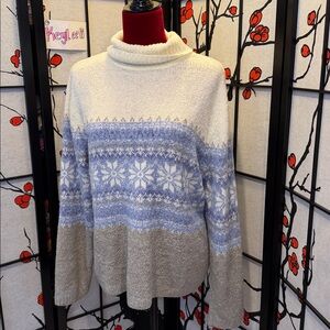 #64. Cozy Women's Turtleneck Sweater. large